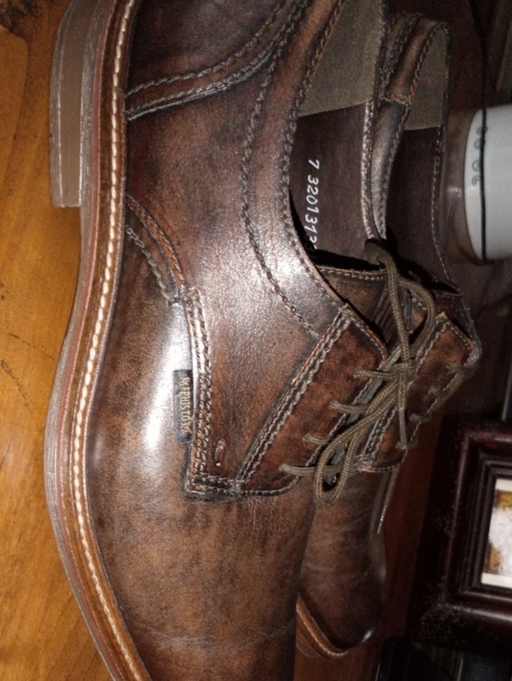 Mephistom Airjet Men's Brown Leather Lace-Up Dress Shoe